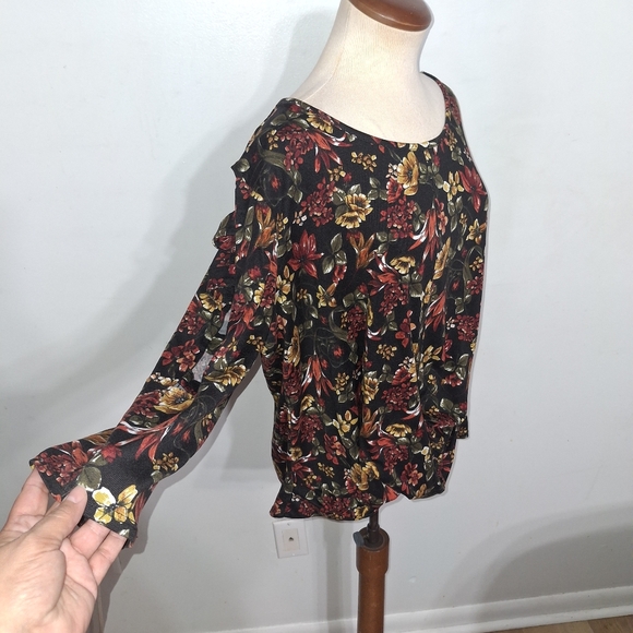 Floral Top- W Sz XXL - Picture 3 of 6